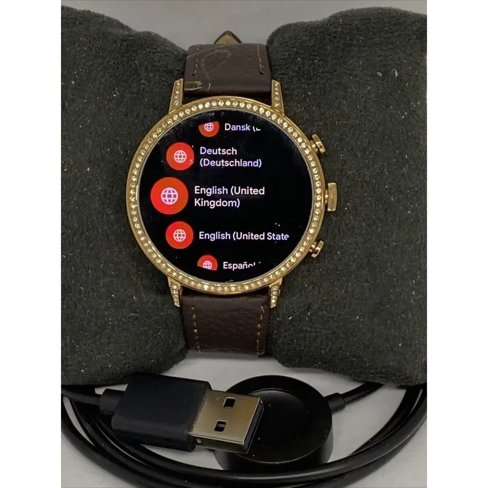 Fossil Gen 4 Authentic Digital Dial Smart Watch Custom Band FTW6015 CO133